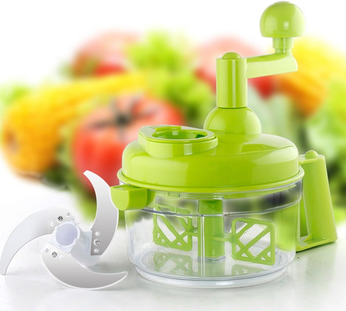 Procesador alimentos manual picador carne verduras frutas con batidor huevo