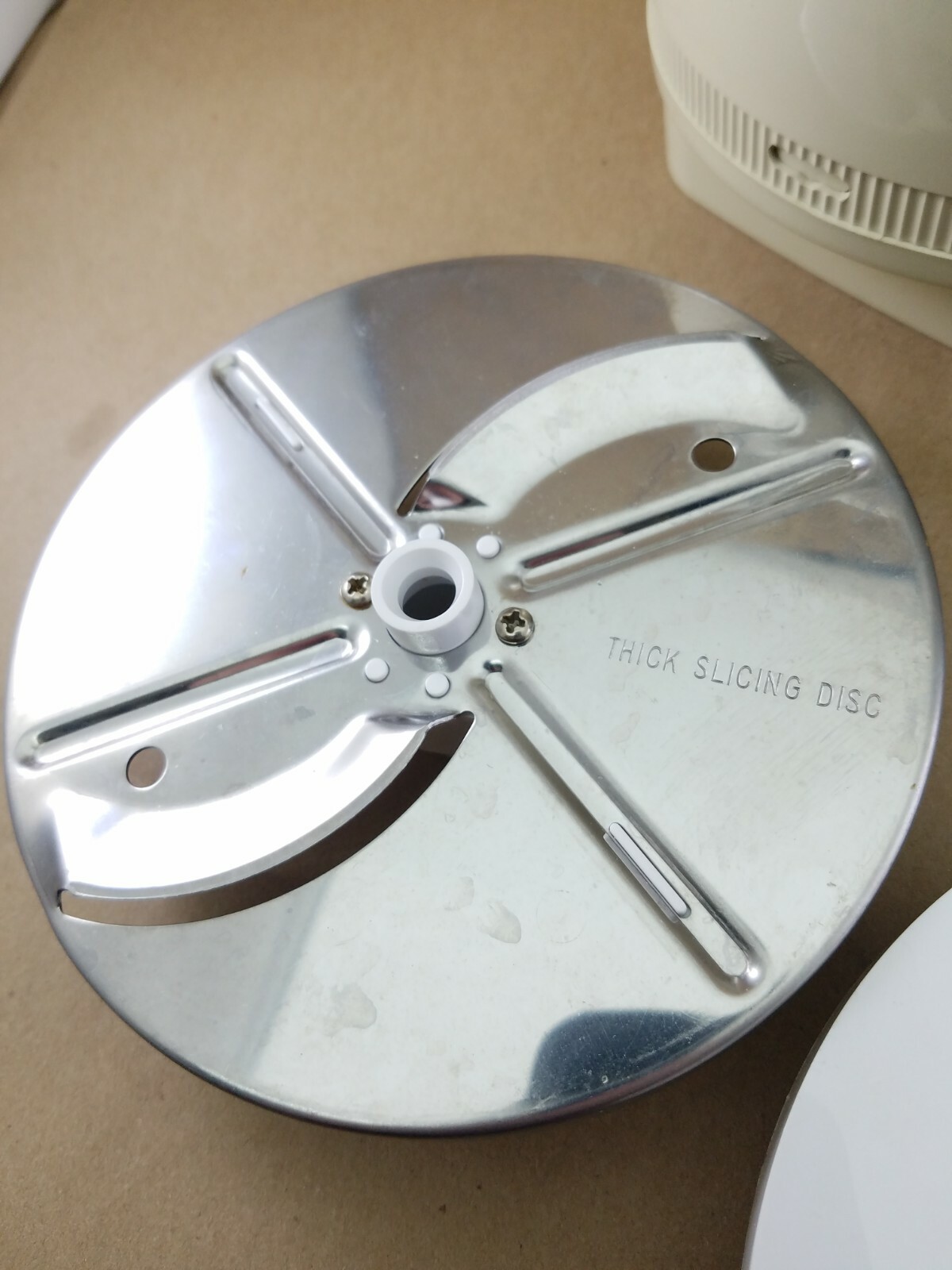 Oster Regency Kitchen Center Food Processor Blades Attachmeent Almond