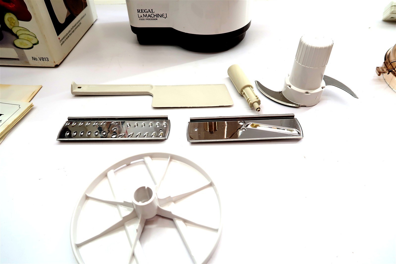 New REGAL La Machine I Food Processor Model V813 in Original Box NOS NIB (n2)