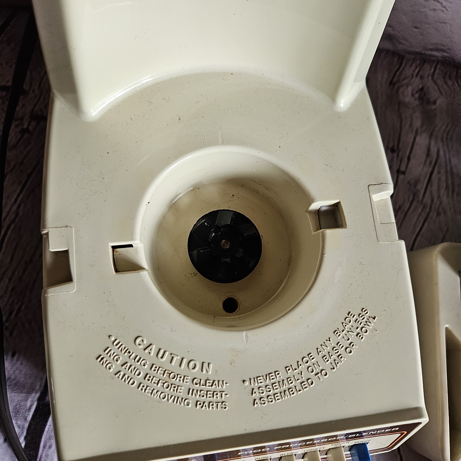 Vintage General Electric Food Processor and Blender with Attachments 1970’s