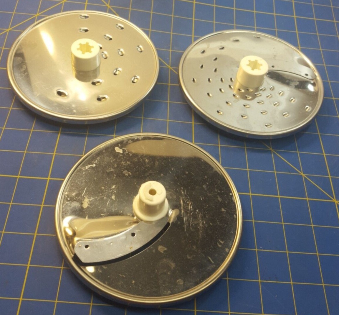 Kitchen Aid Food Processor 11 cup Model KFP600BU accessories. Lot of 3