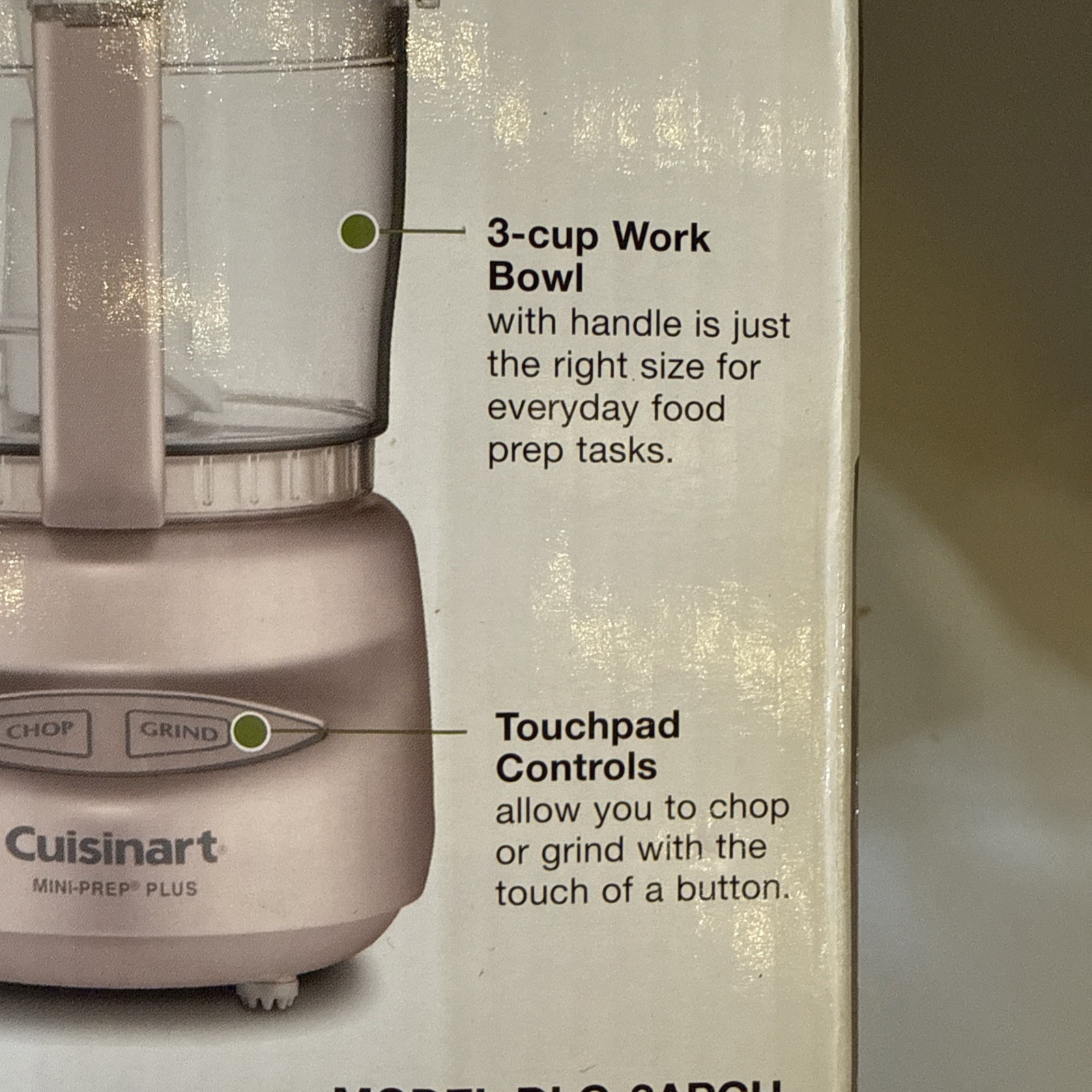 Cuisinart Mini Prep Plus Premier Food Processor Chopper Grinder Rose Gold Pink