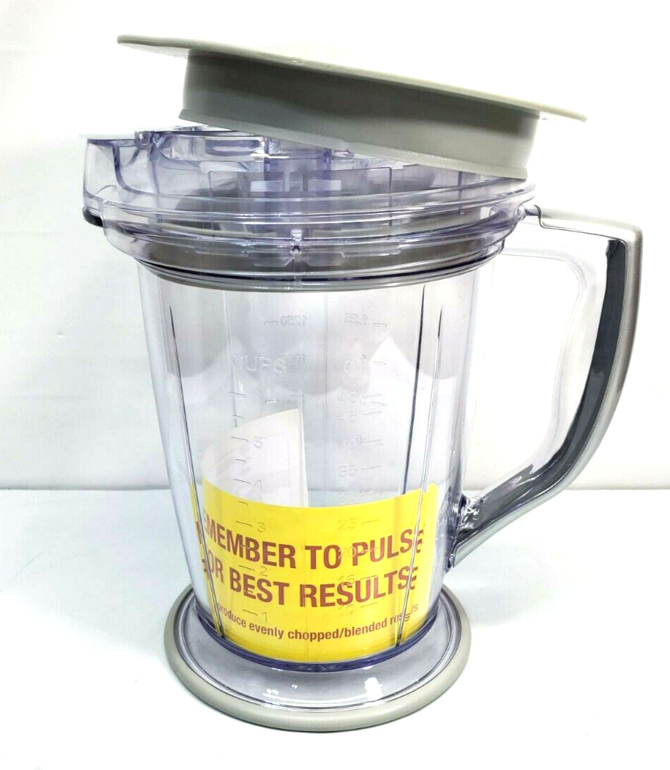 Ninja Master Prep QB900QP Food Processor 6 Cup Pitcher w/ Splash Guard & Lid