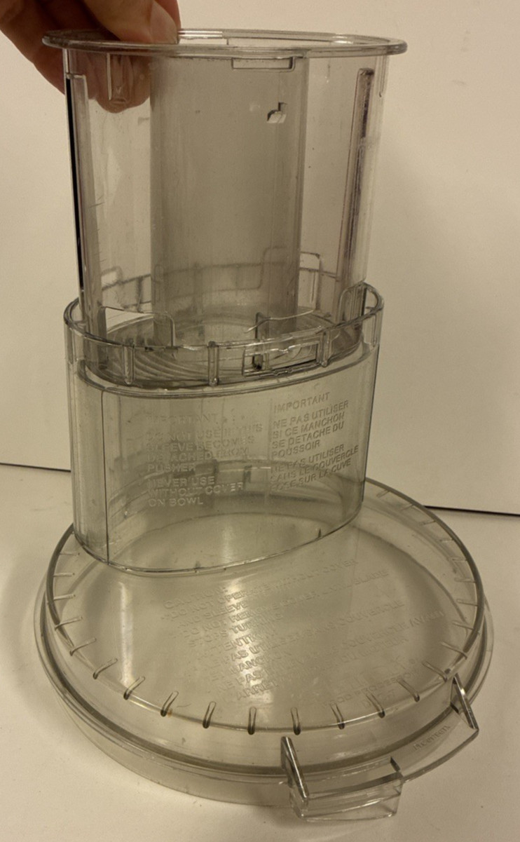 Cuisinart DLC-7 Food Processor Replacement Parts Bowl Lid Chute Pusher Blade +