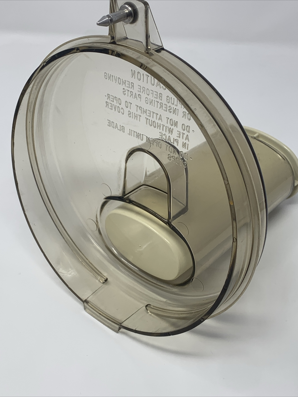 General Electric Food Processor D4FP1 Replacement Lid And Plunger OEM GE A3