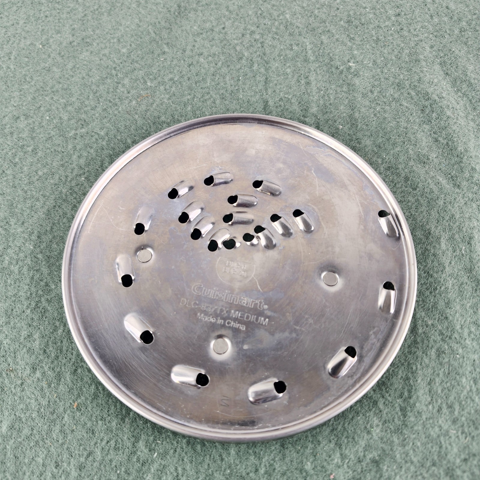 Cuisinart DLC-837TX Medium 2×2 mm Disc Blade For DLC-8 DLC-10 – Used