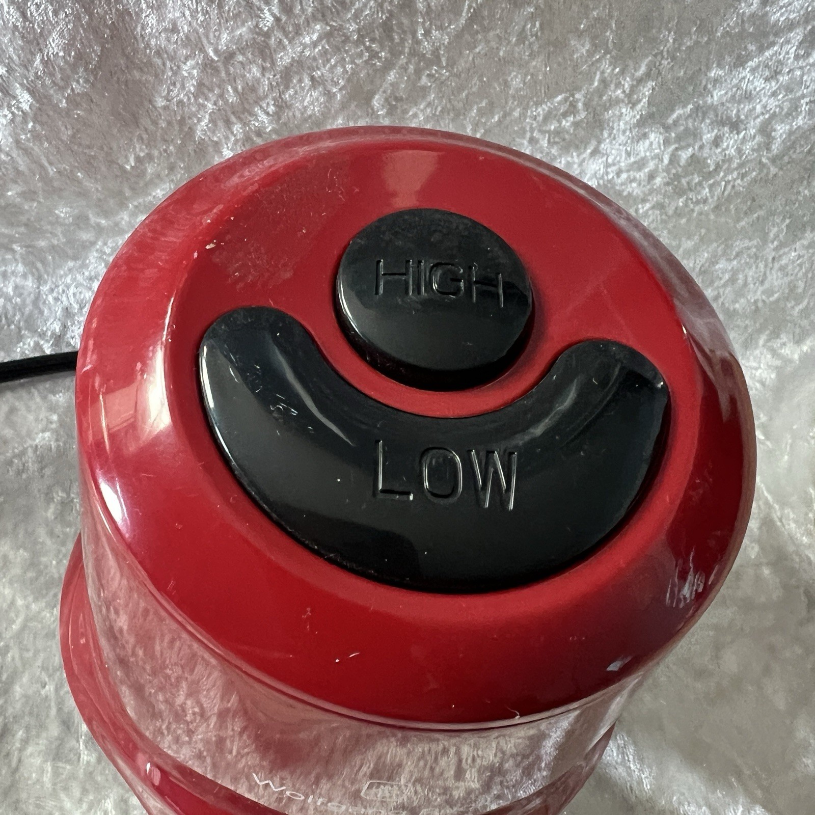 Wolfgang Puck Red Food Chopper Electric Processor 400W 6 Cups 48 Oz BQBCOO10