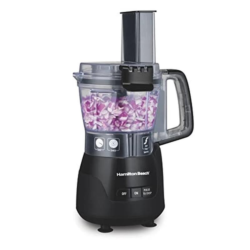 4-Cup Mini Food Processor Leak-Proof Bowl Easy Assembly Blend Chop Slice Shred