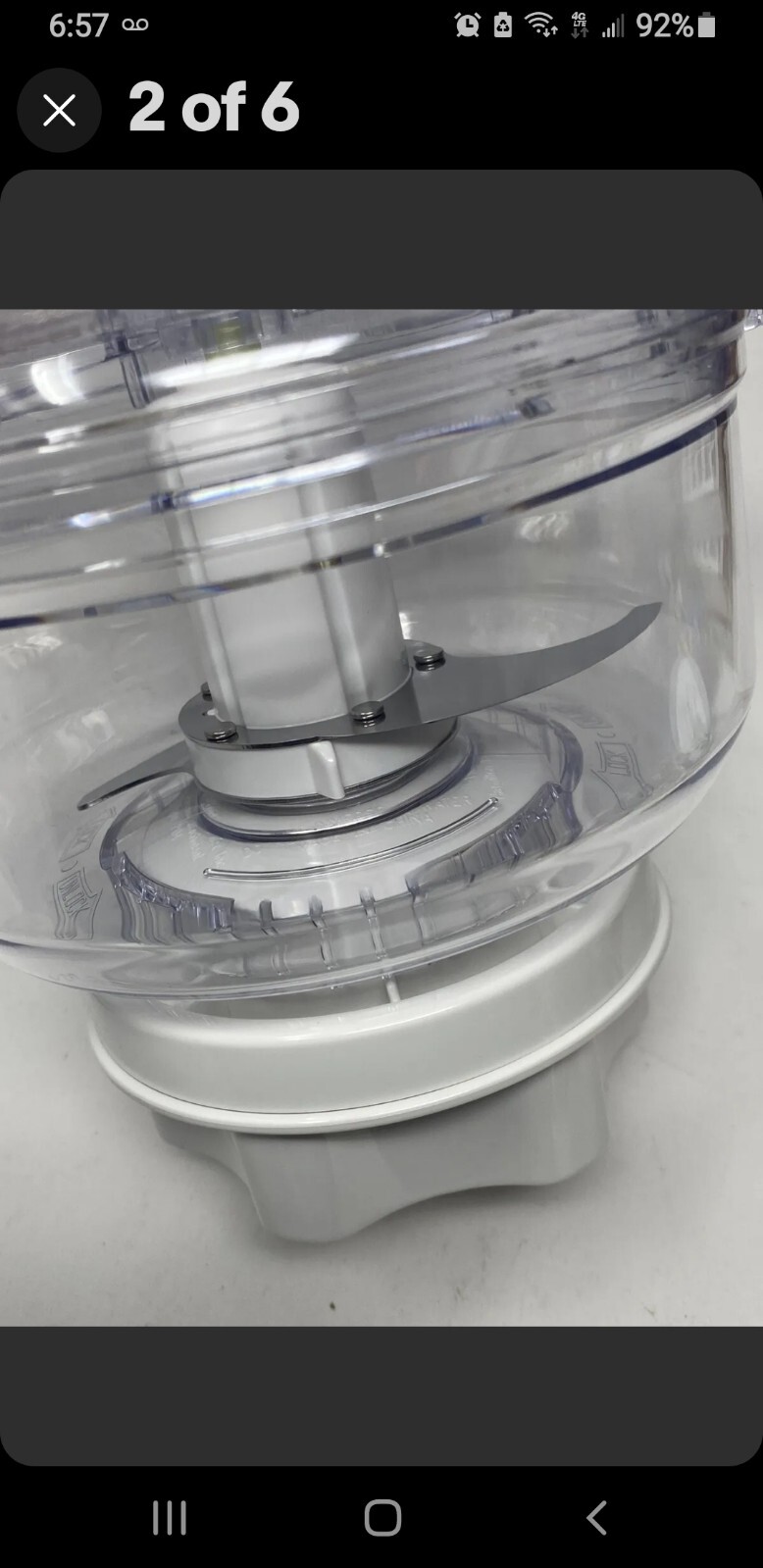 New Hamilton Beach food Processor Parts Bowl Blade gear assembly NO pusher