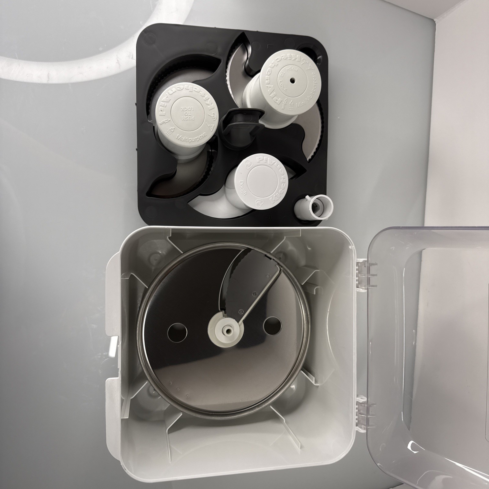 KitchenAid Food Processor Blade Disc Set (White) Hub Slicing Shredding