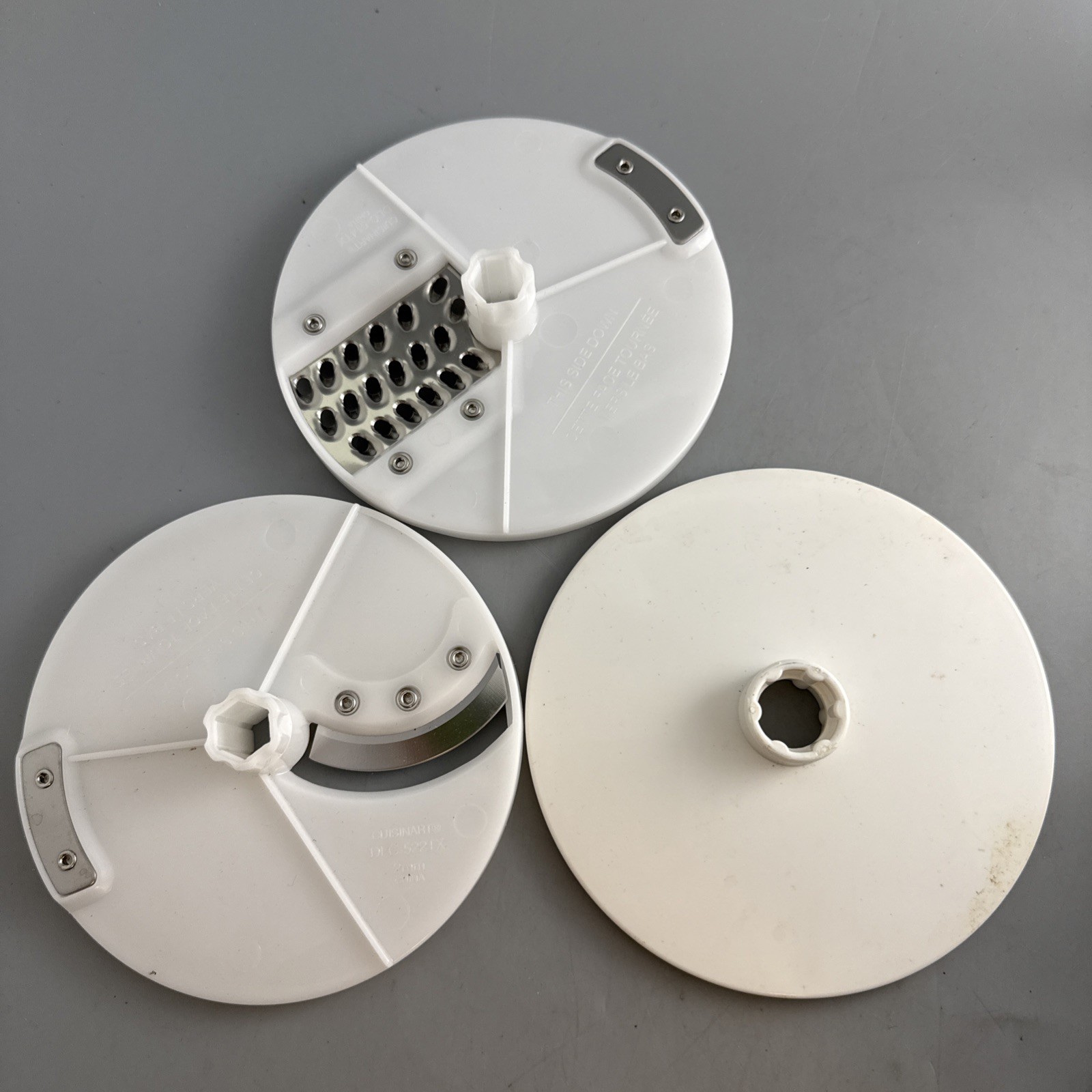 Cuisinart Little Pro Plus Food Processor Discs Lot DLC-510TX DLC-514TX DLC-522TX