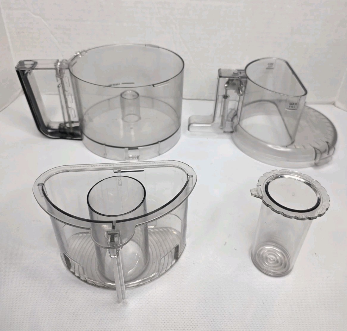 Cuisinart Prep 7 DLC2007N Food Processor Work Bowl Lid Chute Pusher Complete Set