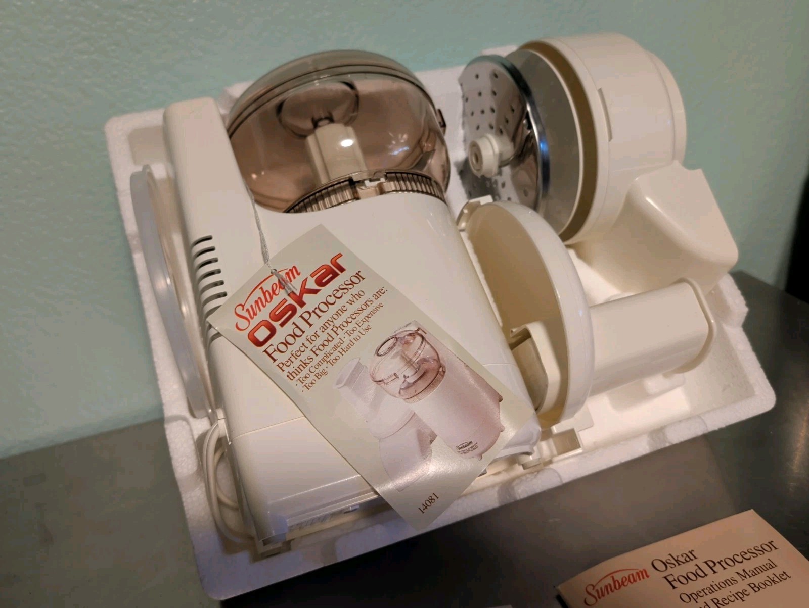 Sunbeam Oskar High Efficiency Food Processor 14081 White