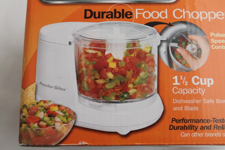 Proctor Silex 72500RY 1-1/2 Cup Mini Food Chopper White New in Box