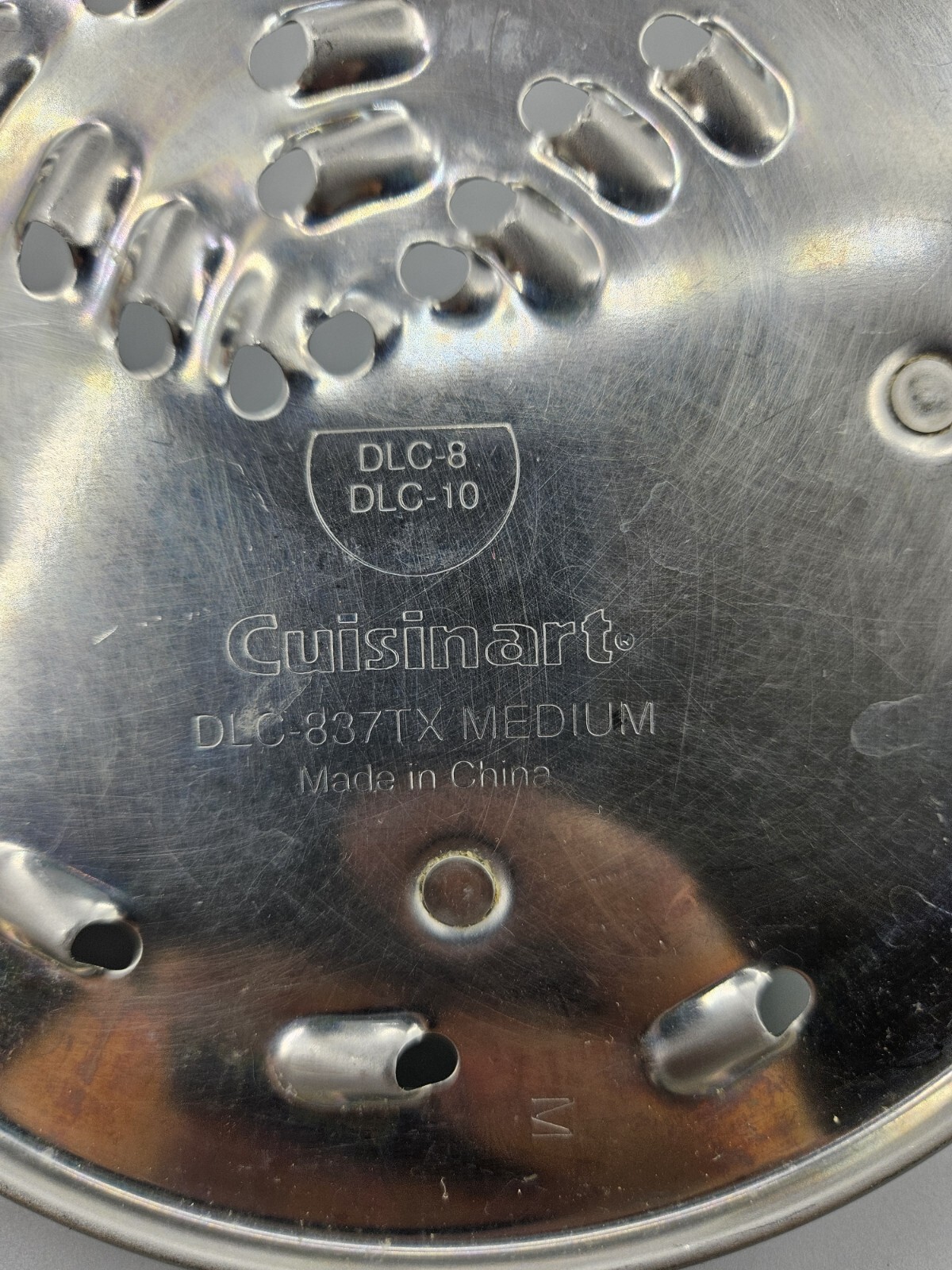 Cuisinart DLC-837TX DLC-8 DLC-10 Medium Shredding Disc for 11 and 7 cup models