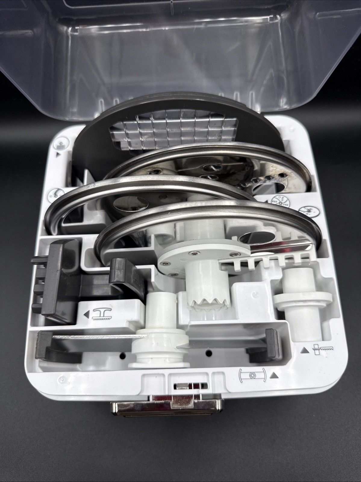 KitchenAid KSM2FPA Food Processor Attachments Blades Replacement w/Storage Case