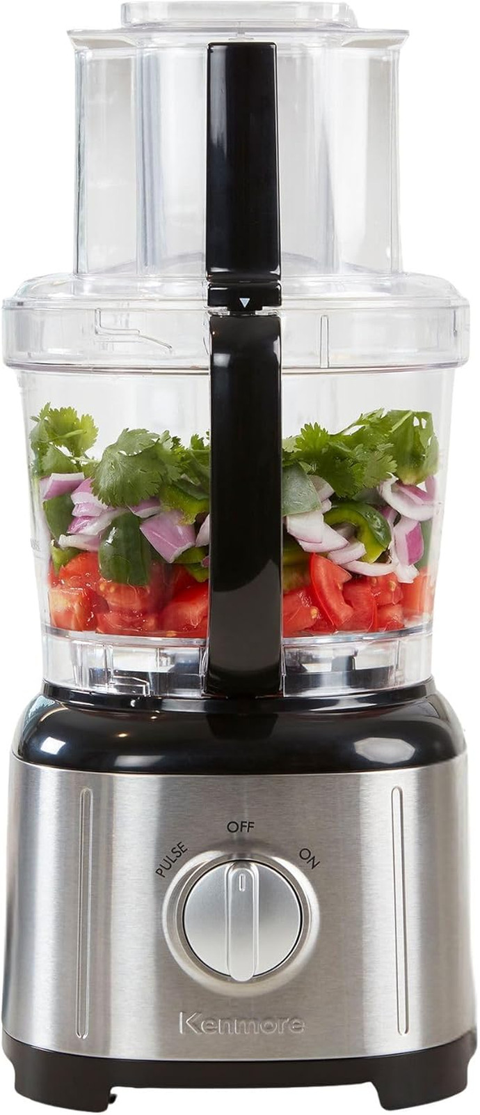 Food Processor and Vegetable Chopper with Reversible Slicing/Shredding Disc, Cho