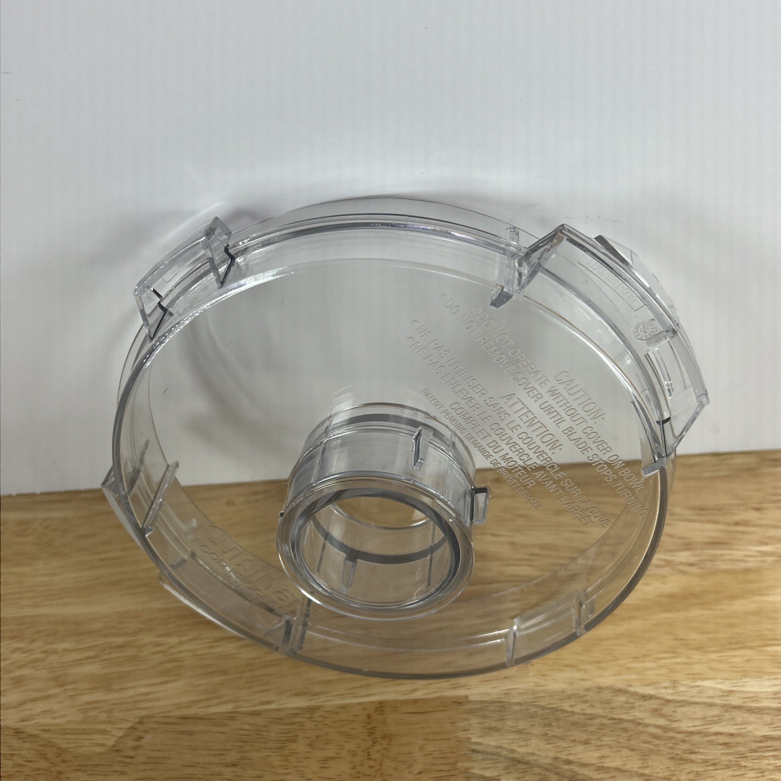 Cuisinart Pro Classic Food Pro DLC-10S TX China Part Flat Lid & Cap DLC-116GTXT1