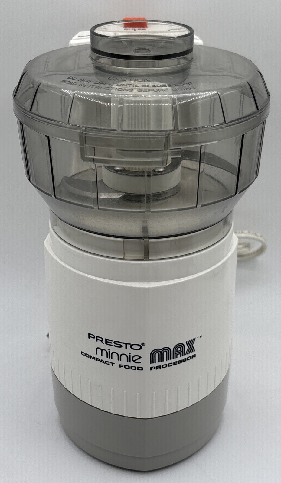 PRESTO Minnie Max Compact Food Processor Model 0290001 Electric Removable Cup