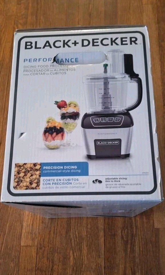 Black & Decker Food Processor 11 Cup Processor With Storage Case Brand New