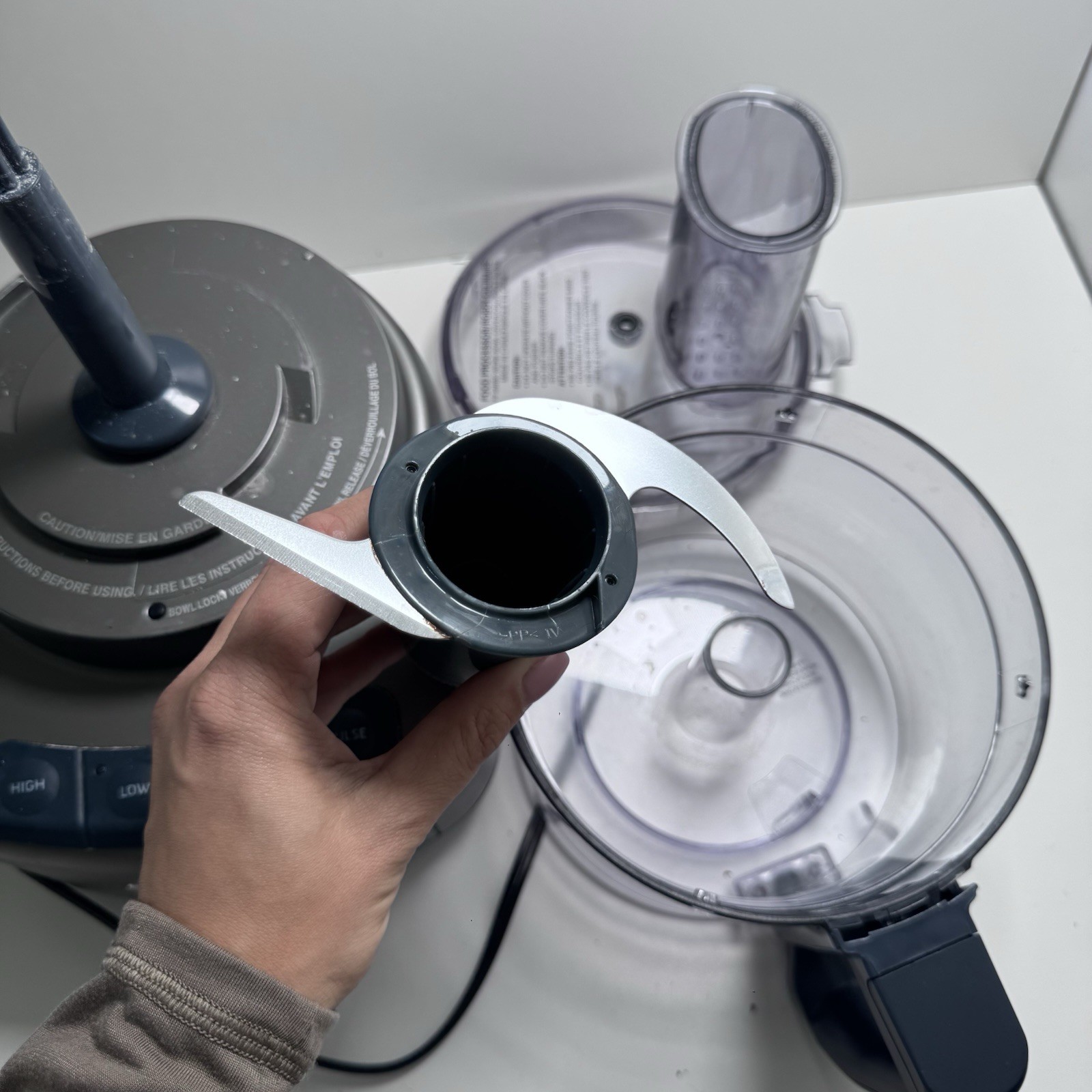 Cuisinart FP-8C 8-Cup/2L Food Processor Bowl Blade Lid Pusher Works Tested