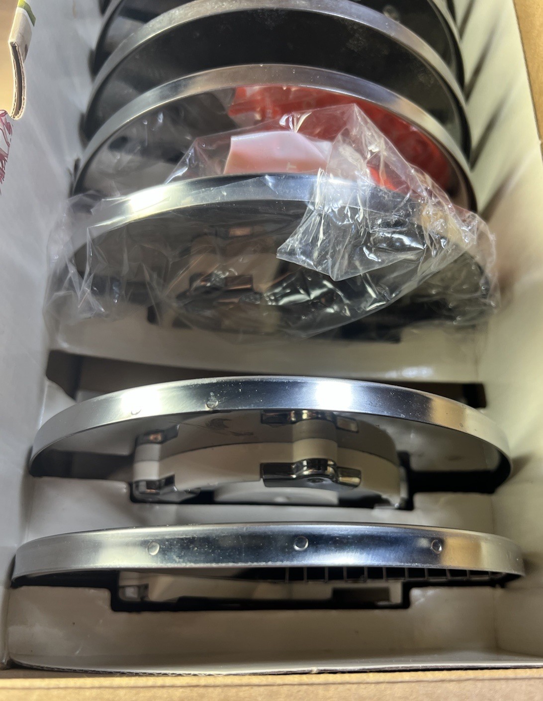 Cuisinart DLC-7 Food Processor 9 Disc Set DLC-070 Blades – Missing 1 w/ Box
