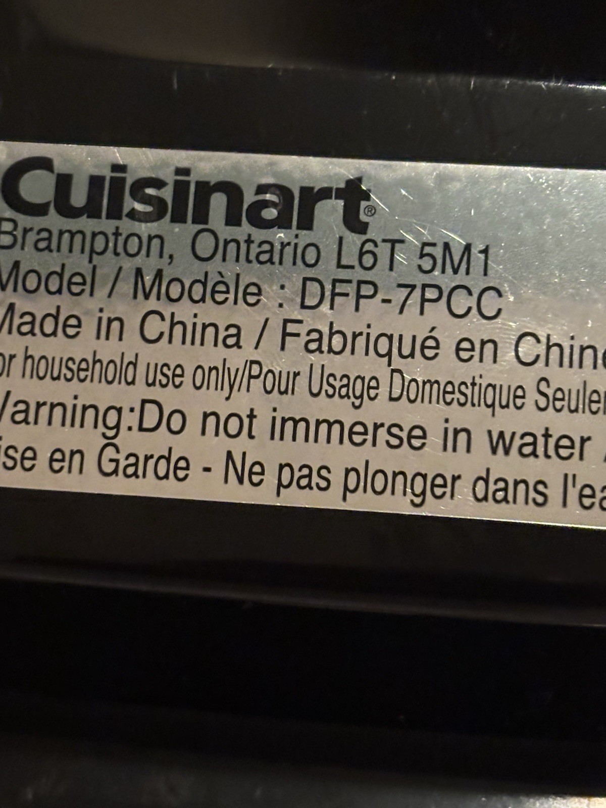 Cuisinart Classic 7-Cup Food Processor DFP 7 w/ Accessories Stainless Works