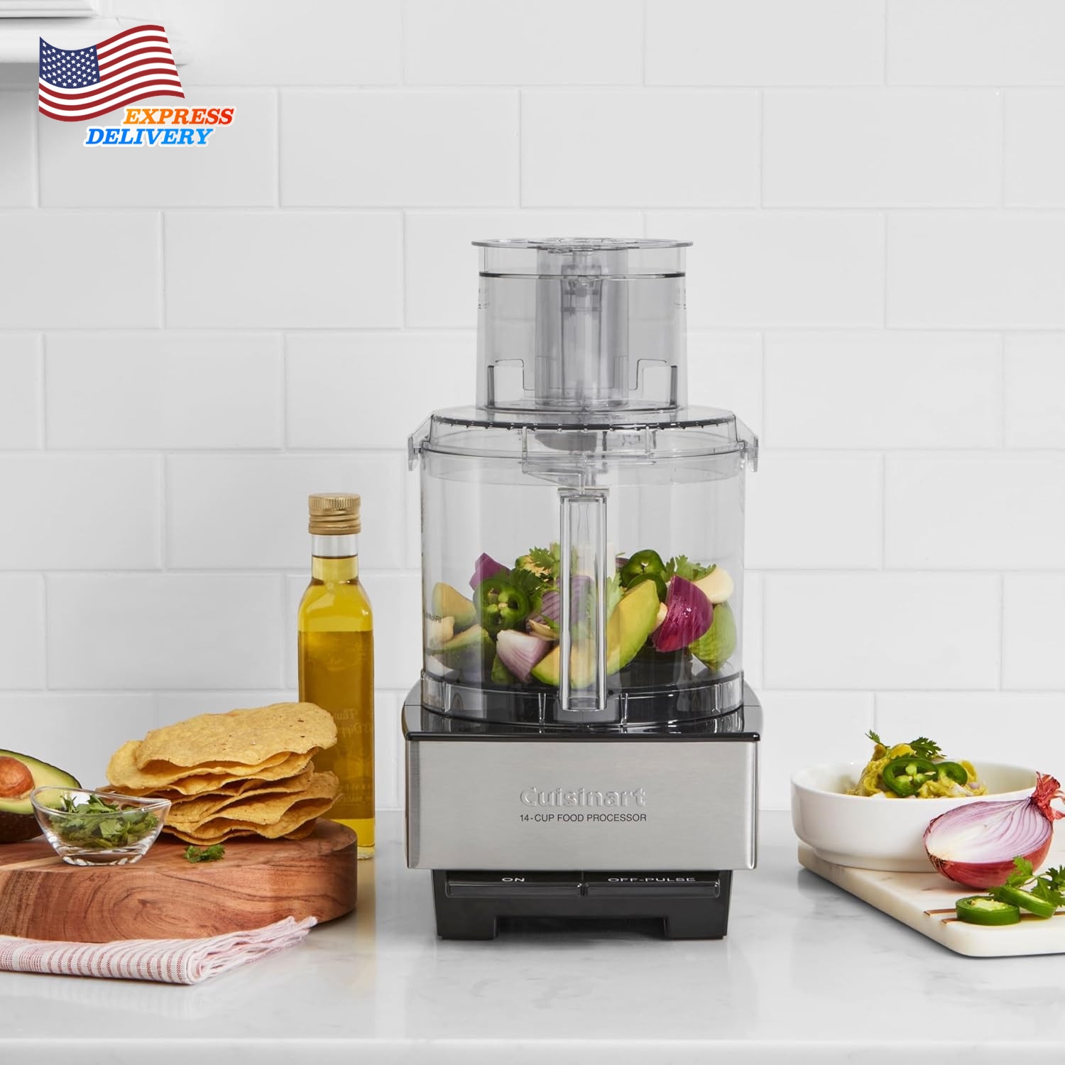 Food Processor Vegetable Chopper for Mincing Dicing Shredding Kneading Dough