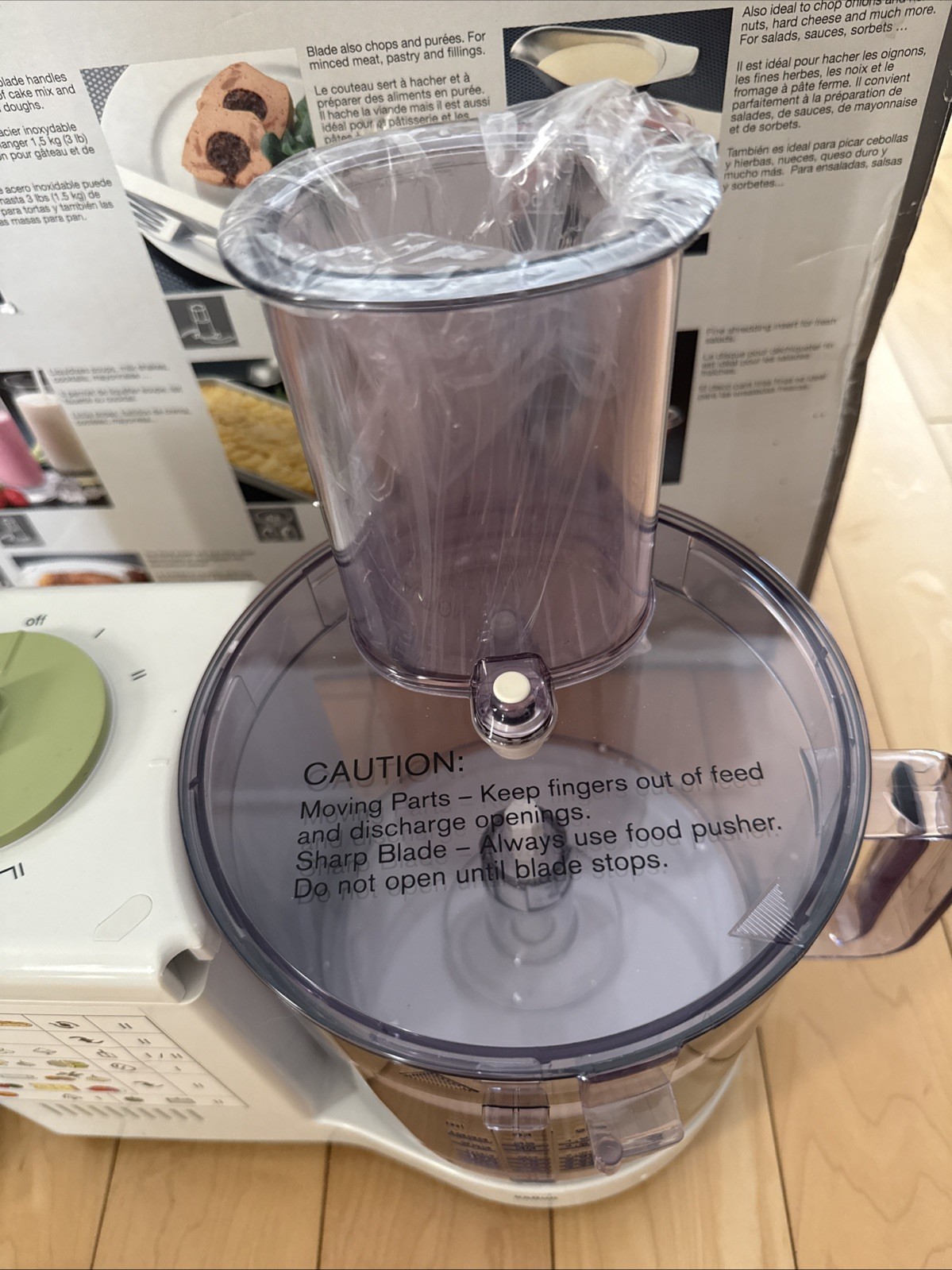 Braun UK100 Multipractic Food Processor Type 4259 Made in Germany NIOB