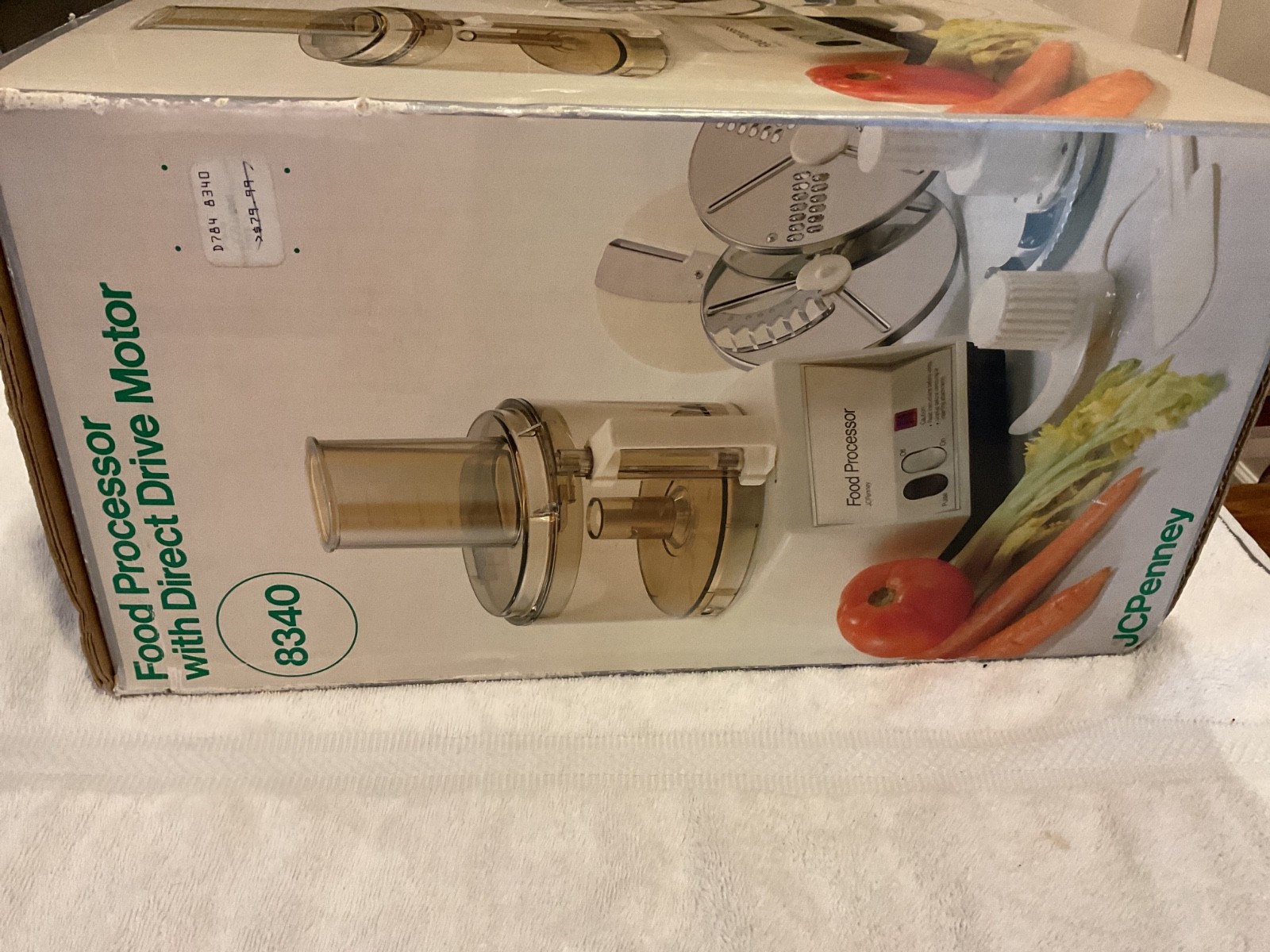 Vintage JCPenney Food Processor Model 8340 Replacement Work Bowl -Tinted Plastic