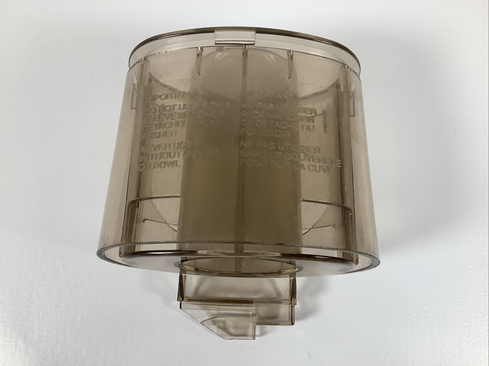 Cuisinart DLC-8F Food Processor Chute Sleeve Part (NO PUSHER)