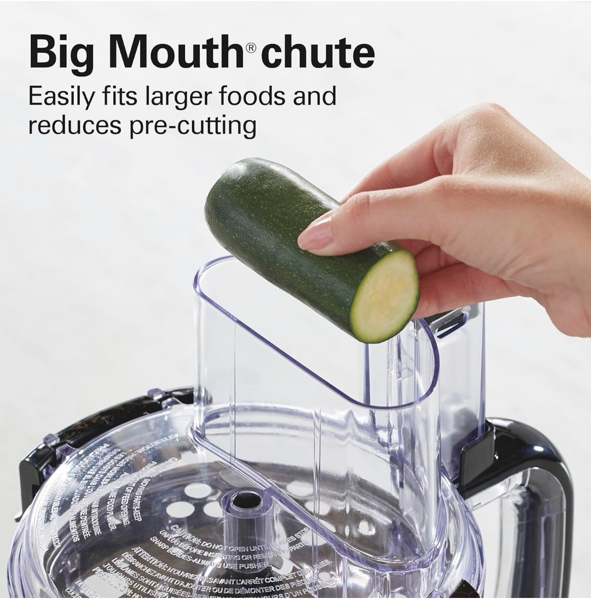 Hamilton Beach 70725A 12 cup Full-Size Food Processor – Black/Silver