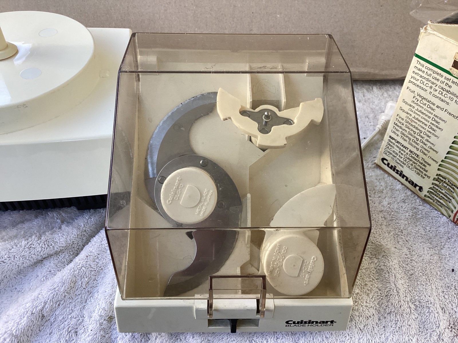 Cuisinart DLC-10 Plus Food Processor Japan Made Vintage 1980s
