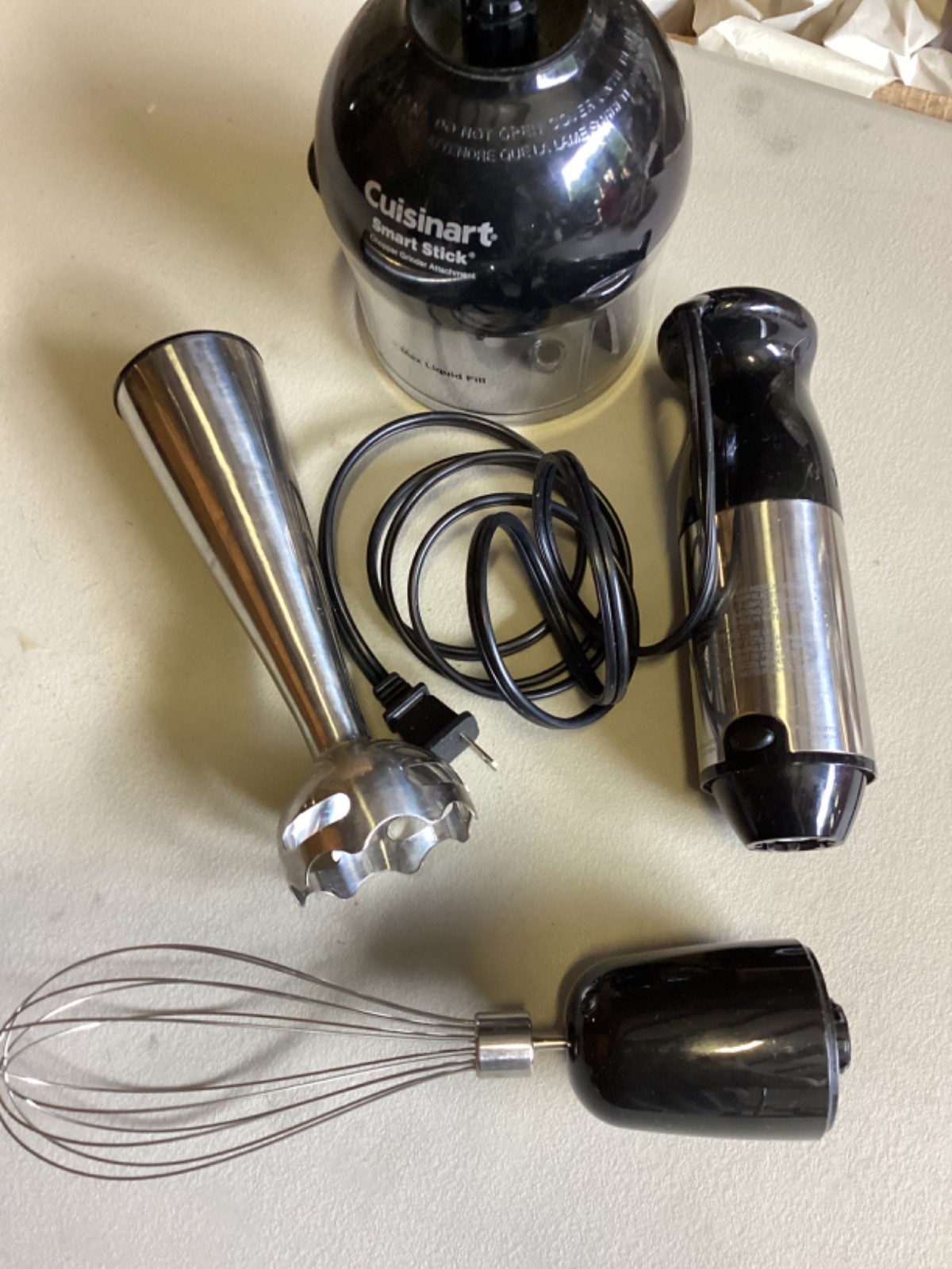 Cuisinart Smart Stick Immersion Blender with Chopper and Whisk Accessories