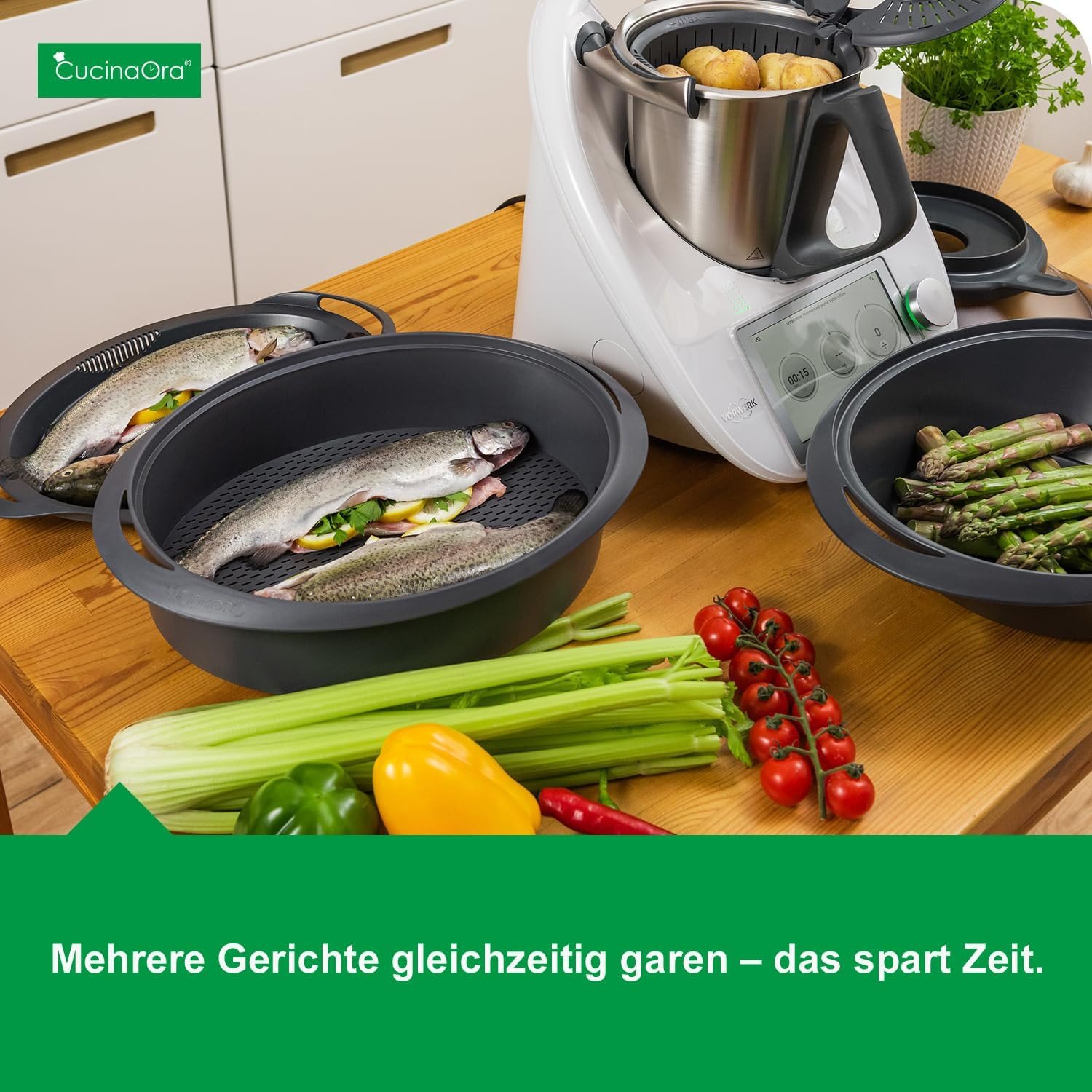 Steamlevel Für Thermomix TM6/TM5/TM31 – Varoma Einsatz Zur Erweiterung Der Dampf