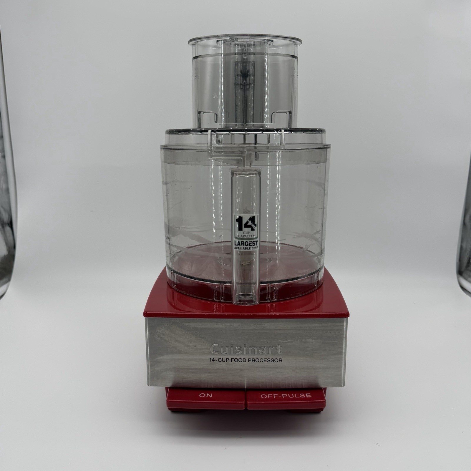 Cuisinart 14 Cup Food Processor DFP-14BCN (Type 33) Red w/ Accessories