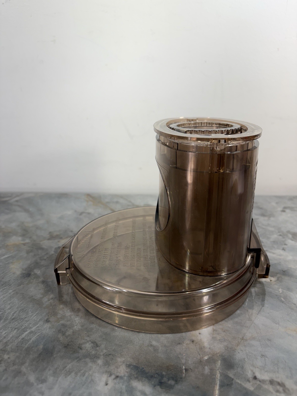 Cuisinart DLC-10E Chute Pusher Assembly Amber Food Processor Part Genuine OEM