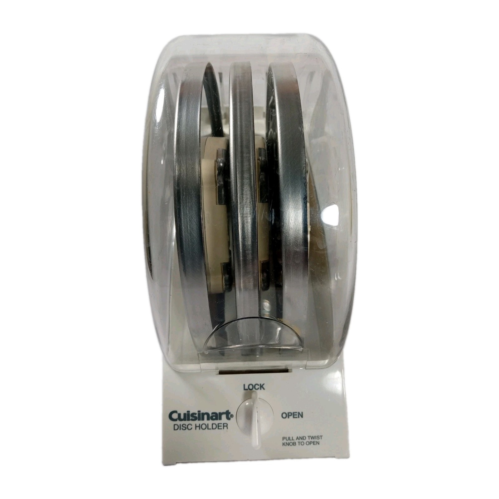 Cuisinart DLC-7 Food Processor 3 Disc Blade Set with BDH-2 Lock Storage Case