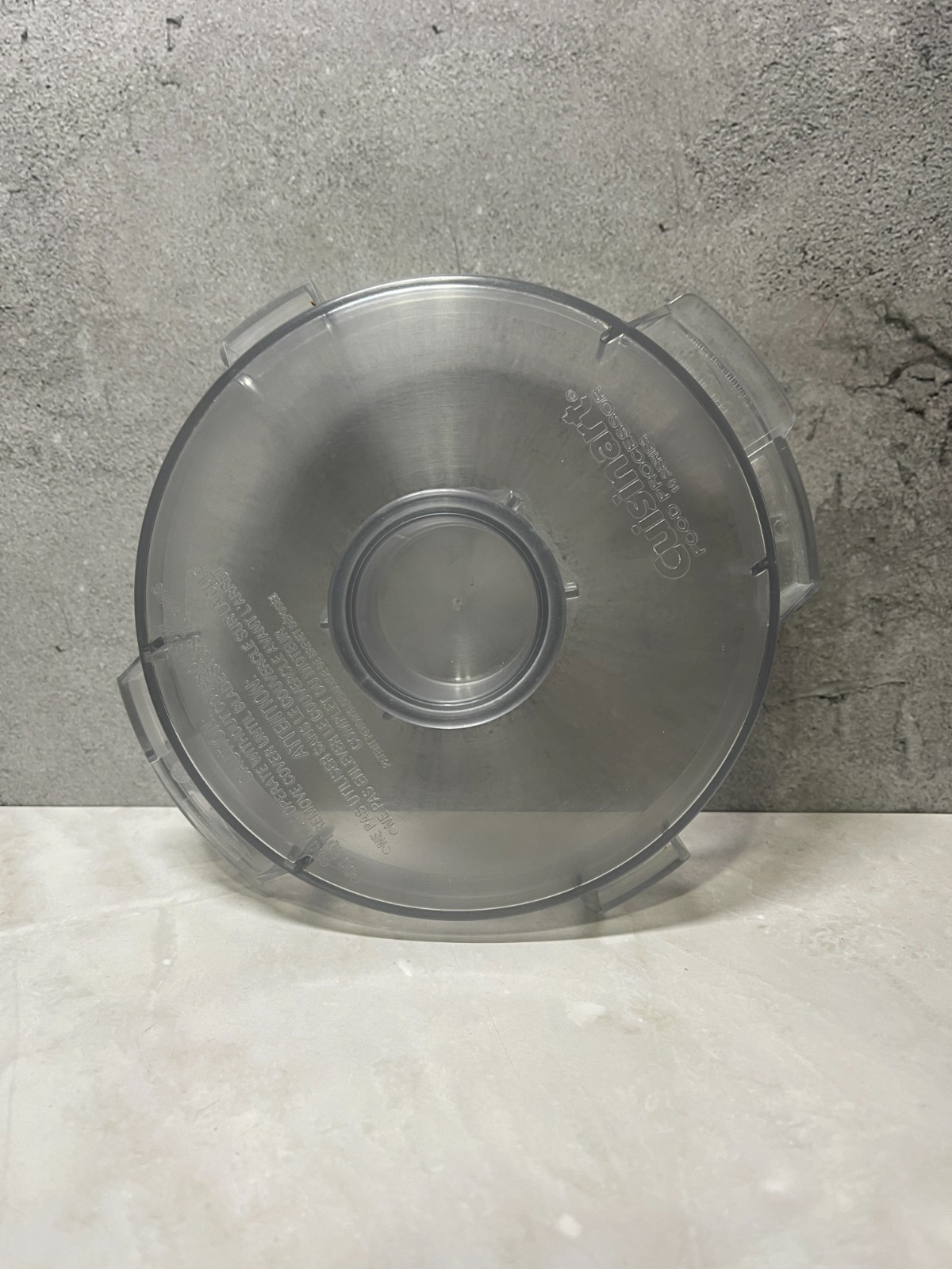 Cuisinart Food Processor Replacement LID TOP (clear) DLC-116GTXT1 w/ center cap