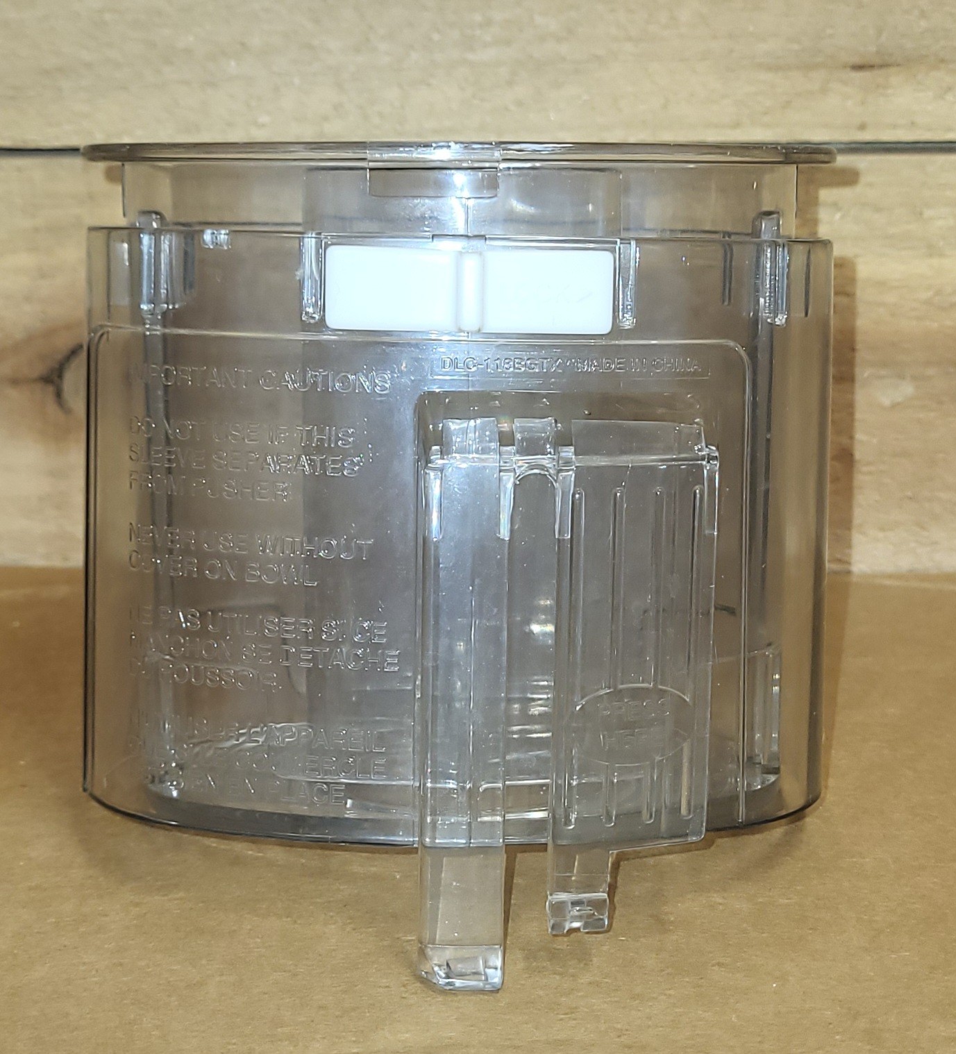 Cuisinart Pro Classic DLC-10S TX Food Processor Chute Pusher DLC-118BGTX, B