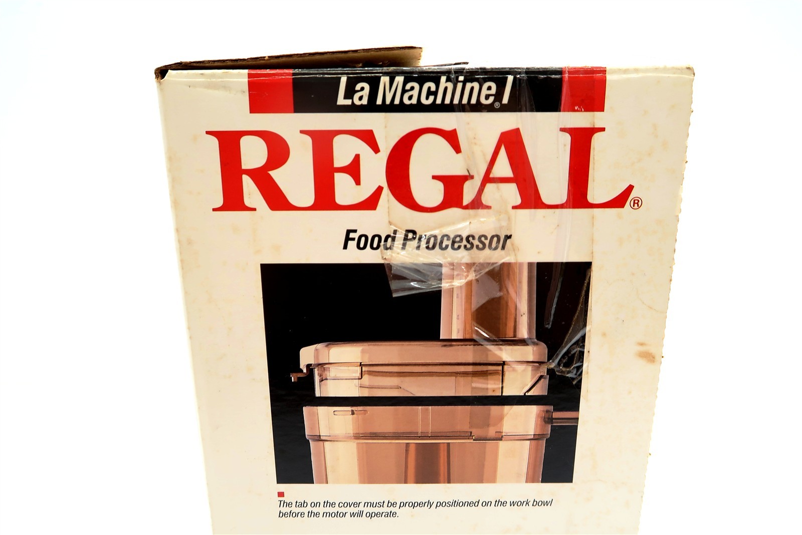 New REGAL La Machine I Food Processor Model V813 in Original Box NOS NIB (n2)
