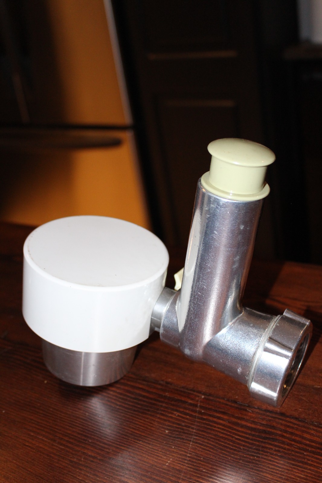 Braun KM32 Kitchen Machine Meat Grinder attachment part with one grinding disc