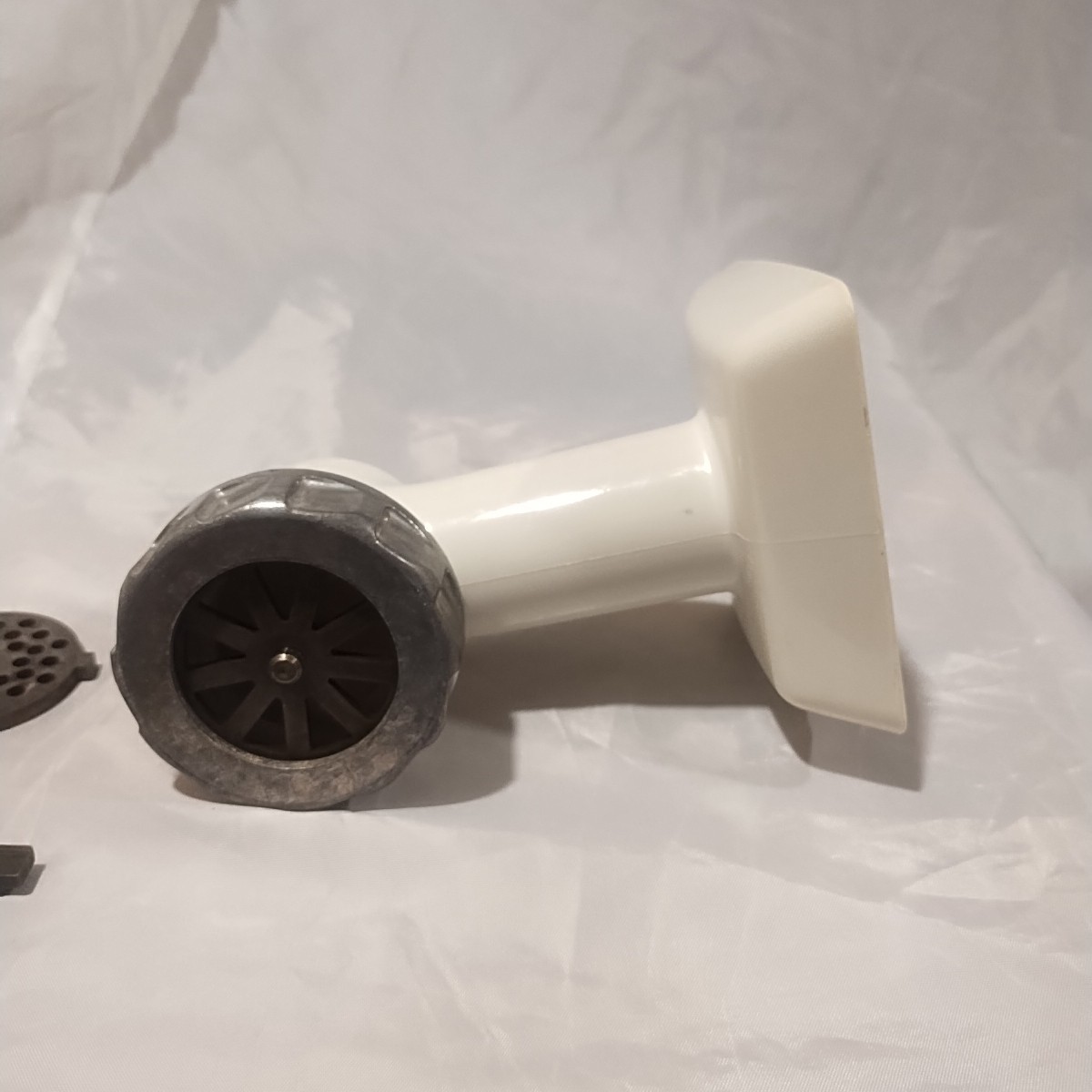 Vintage Oster Regency Kitchen Center Meat Grinder Attachment Parts Tested