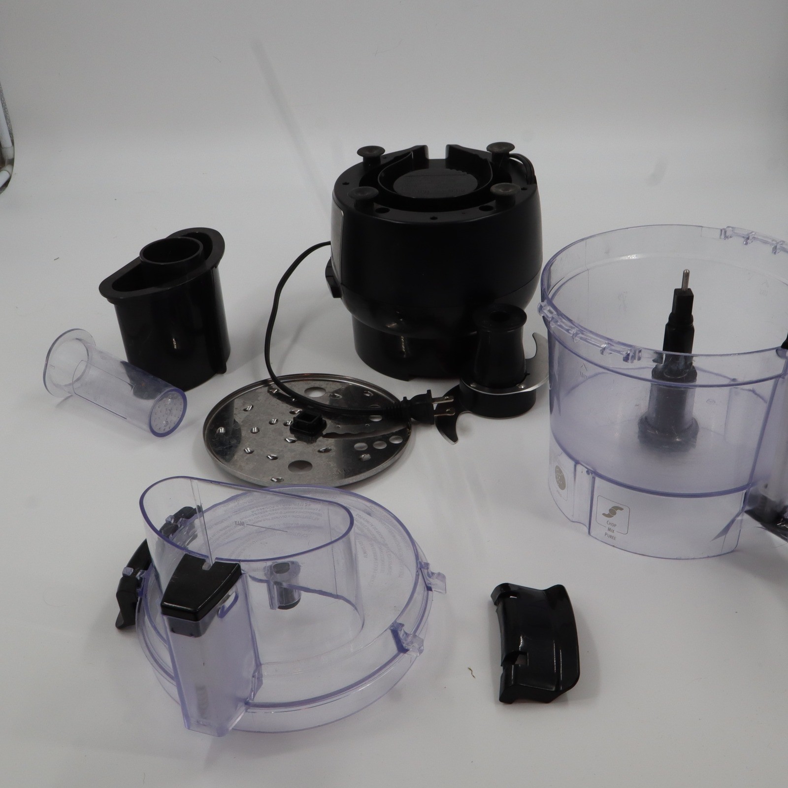 Hamilton Beach 70720 Food Processor Black Slice Shred Puree Pulse Chop 10 Cup