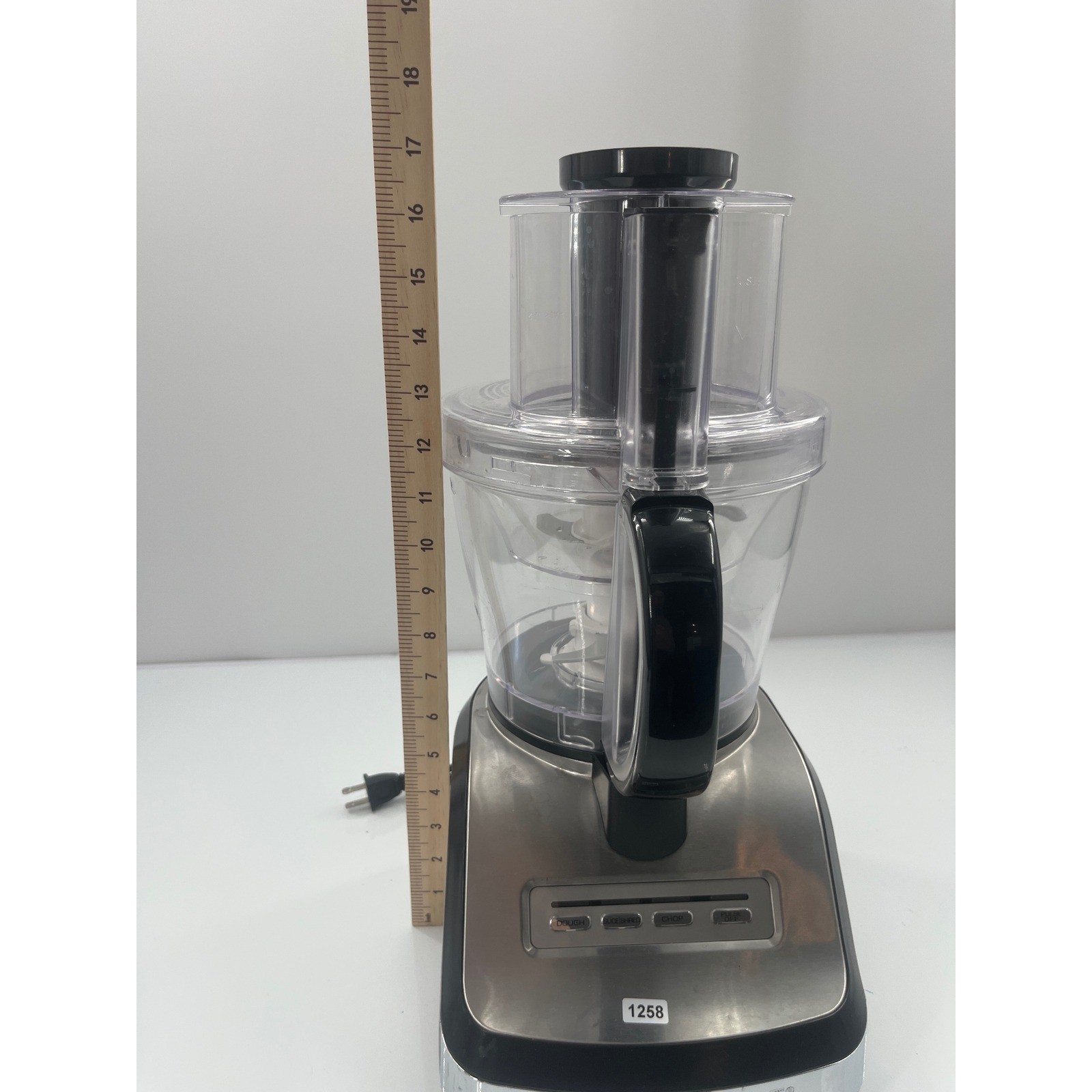 Farberware Food Processor Stainless Steel Black Dough Slice Shred Chop 1258