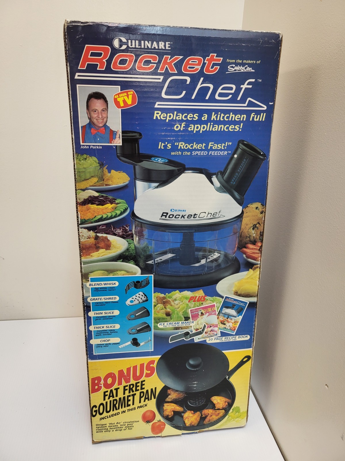 Culinare Rocket Chef Food Processor Chopper Set With Gourmet Pan