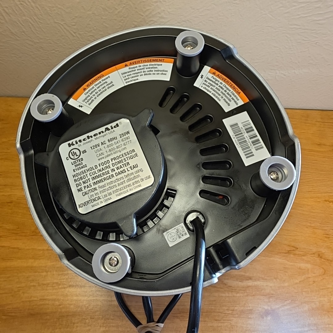 KitchenAid Food Processor Base Motor ONLY KFP0919 3-Speed Silver Works Great OEM