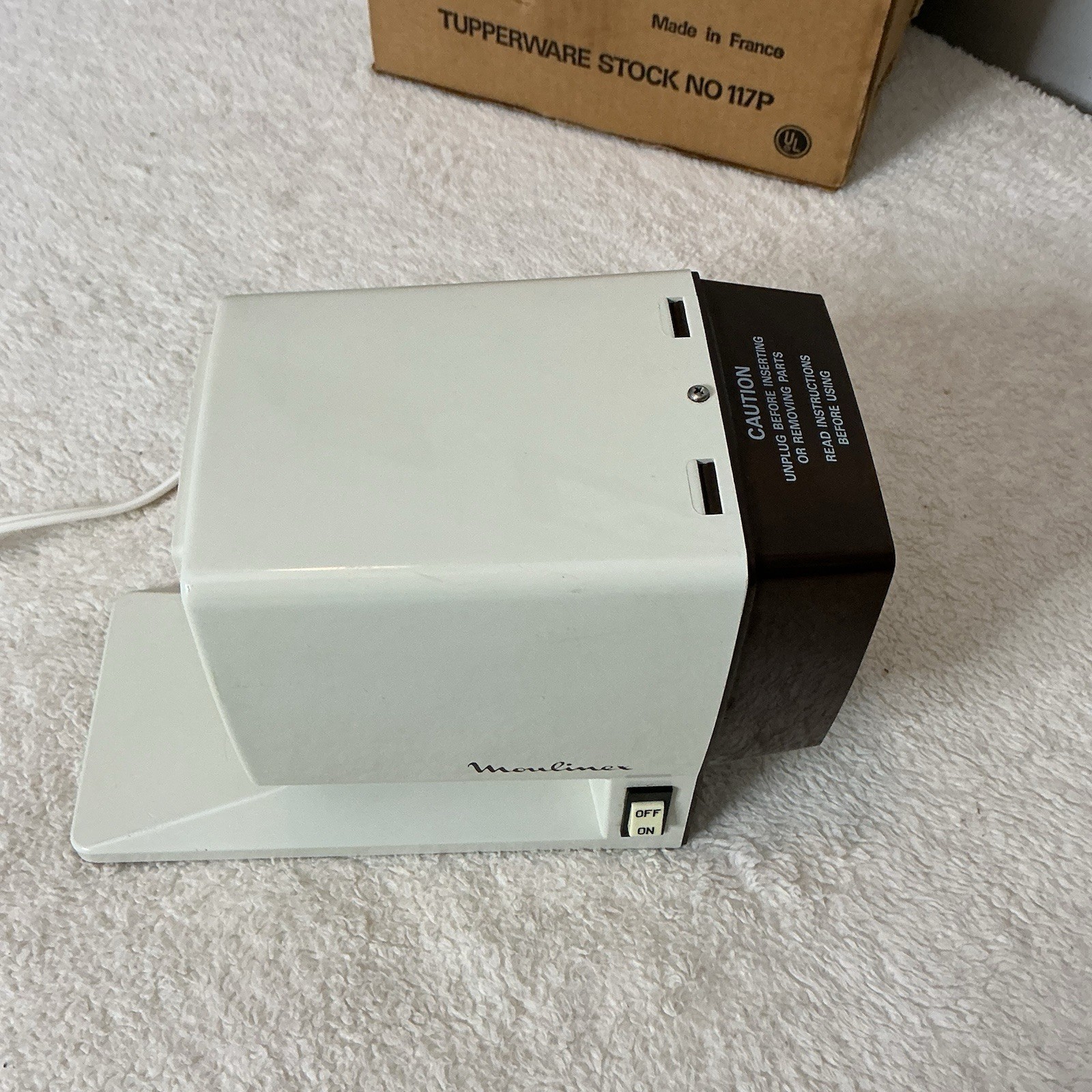 The Moulinex Tupperware Kitchen Works Model 252 Tested Working Made In France