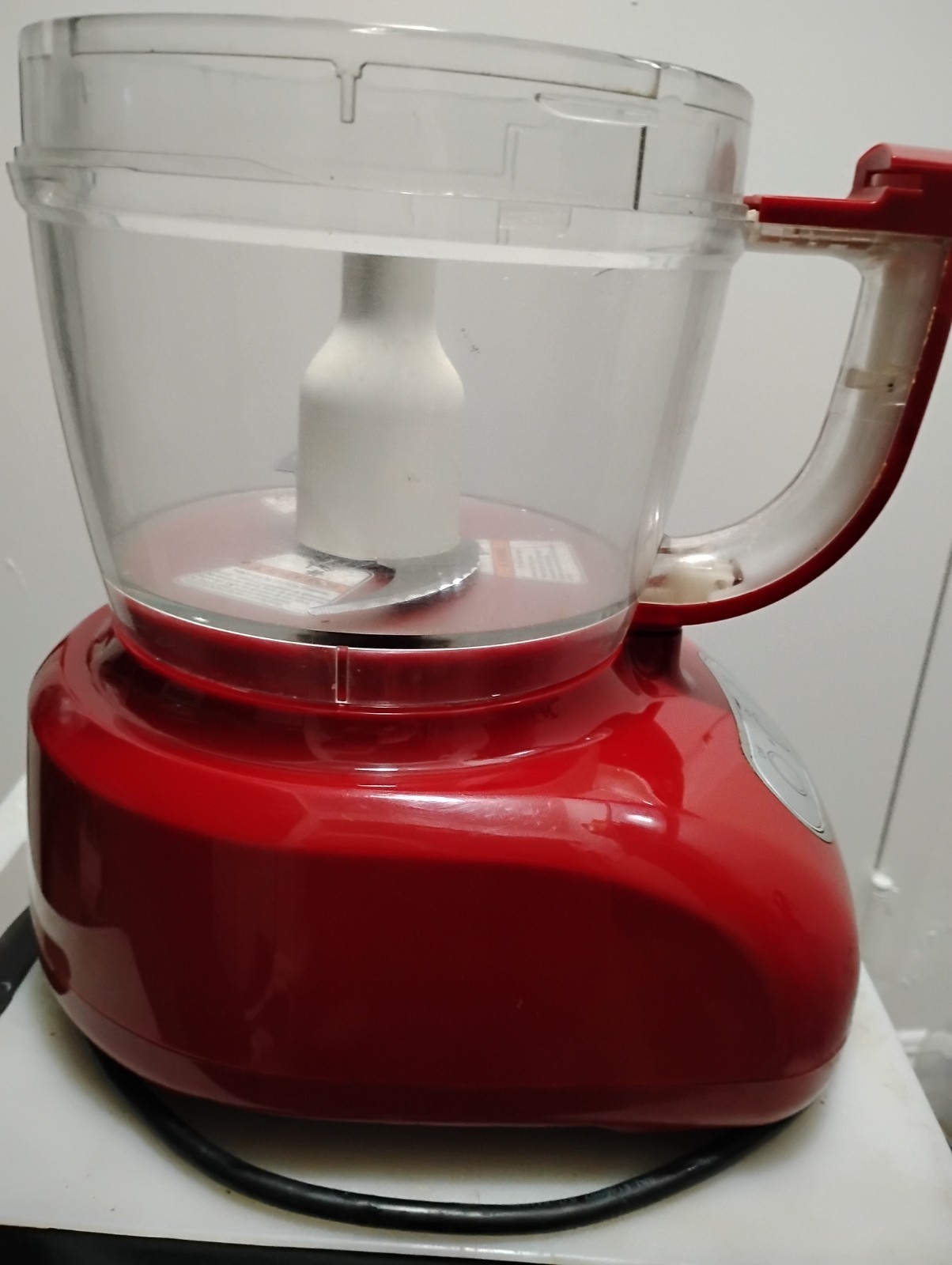 Kitchenaid 13-Cup Food Processor w/ Blades, Bowl and Slicing Discs XLNT RED grip