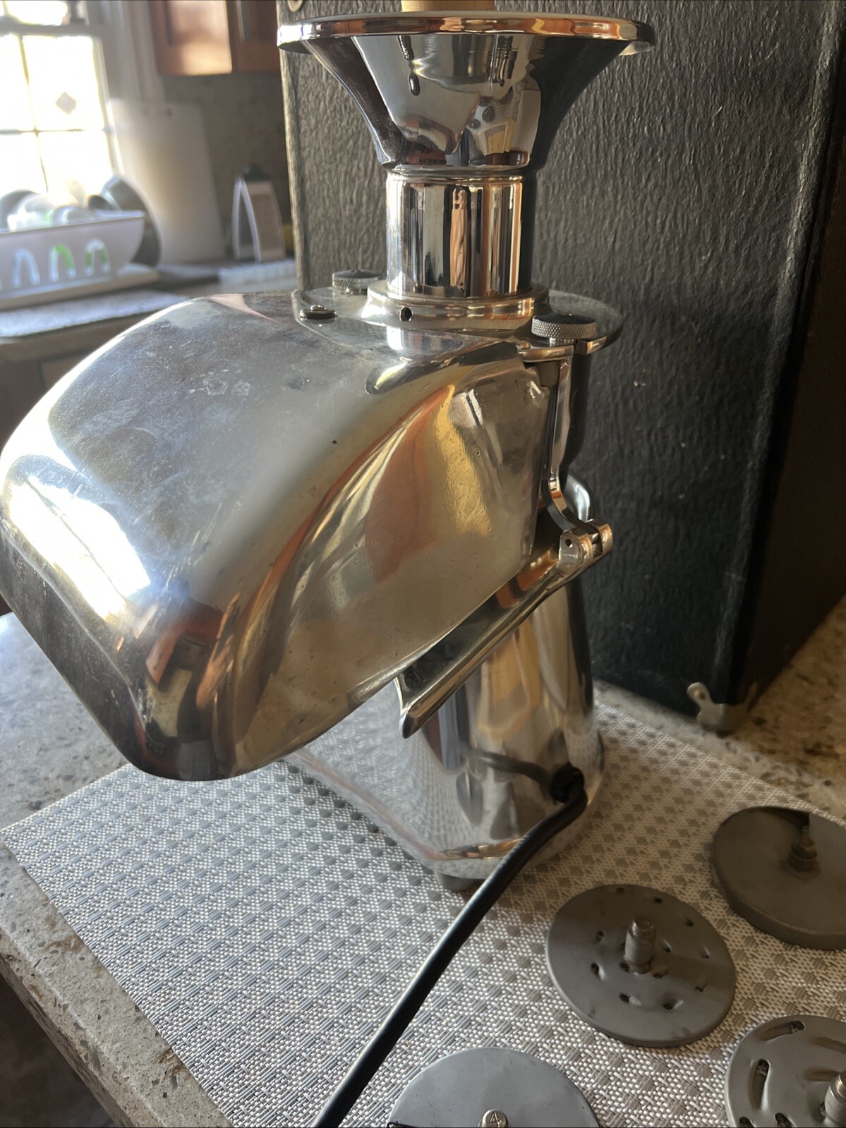Vintage RYP Healthmaster Centrifugal SS Speed-cutter Food Processor Steampunk